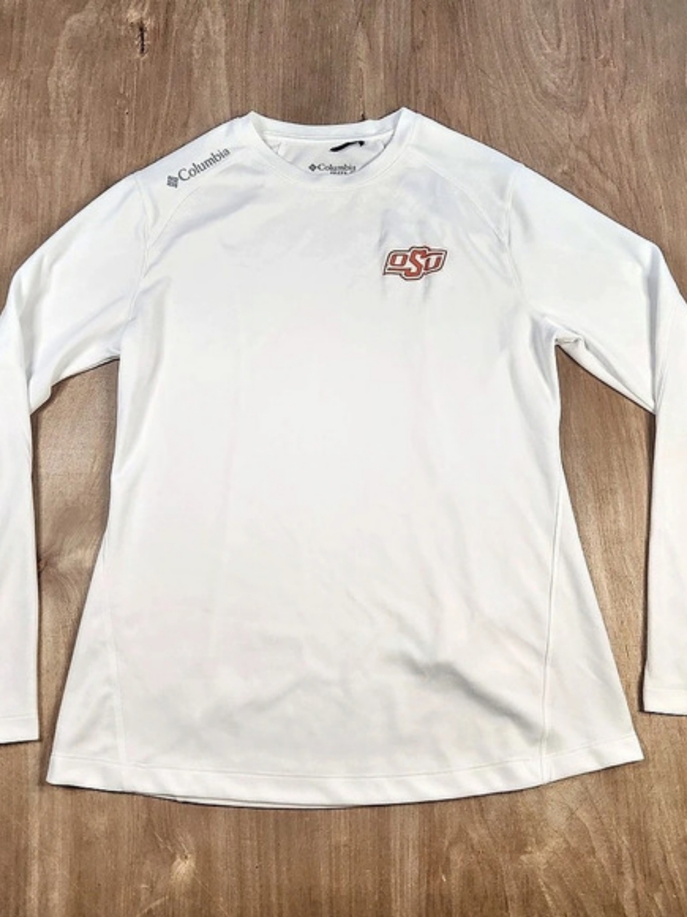 Columbia Golf Women's OSU Logo Long Sleeve Jersey White Size Medium